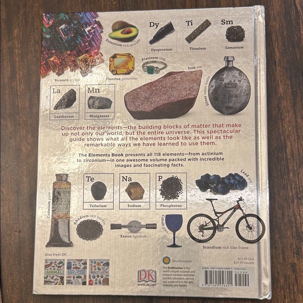 Smithsonian: The Elements Book - Visual Encyclopedia of the Periodic Table (NEW) - Picture 2 of 6